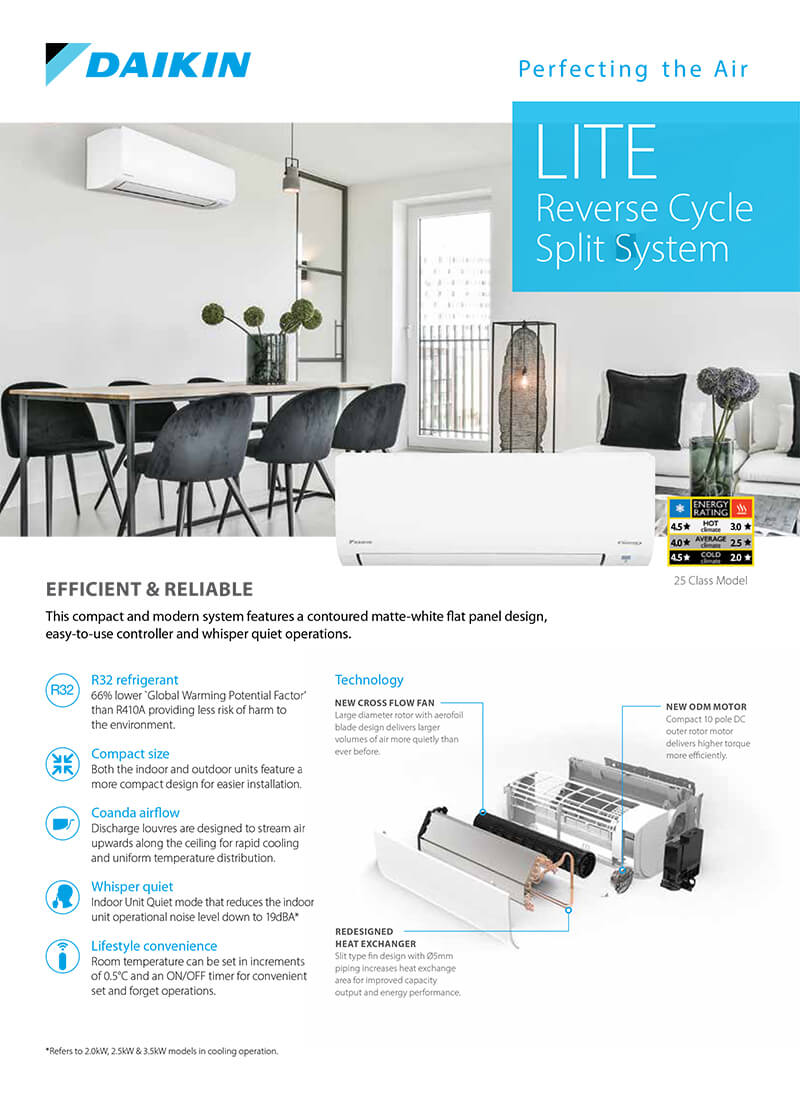 Split-DaikinPFLRAU0921_Lite-Series_Reverse-Cycle_LR